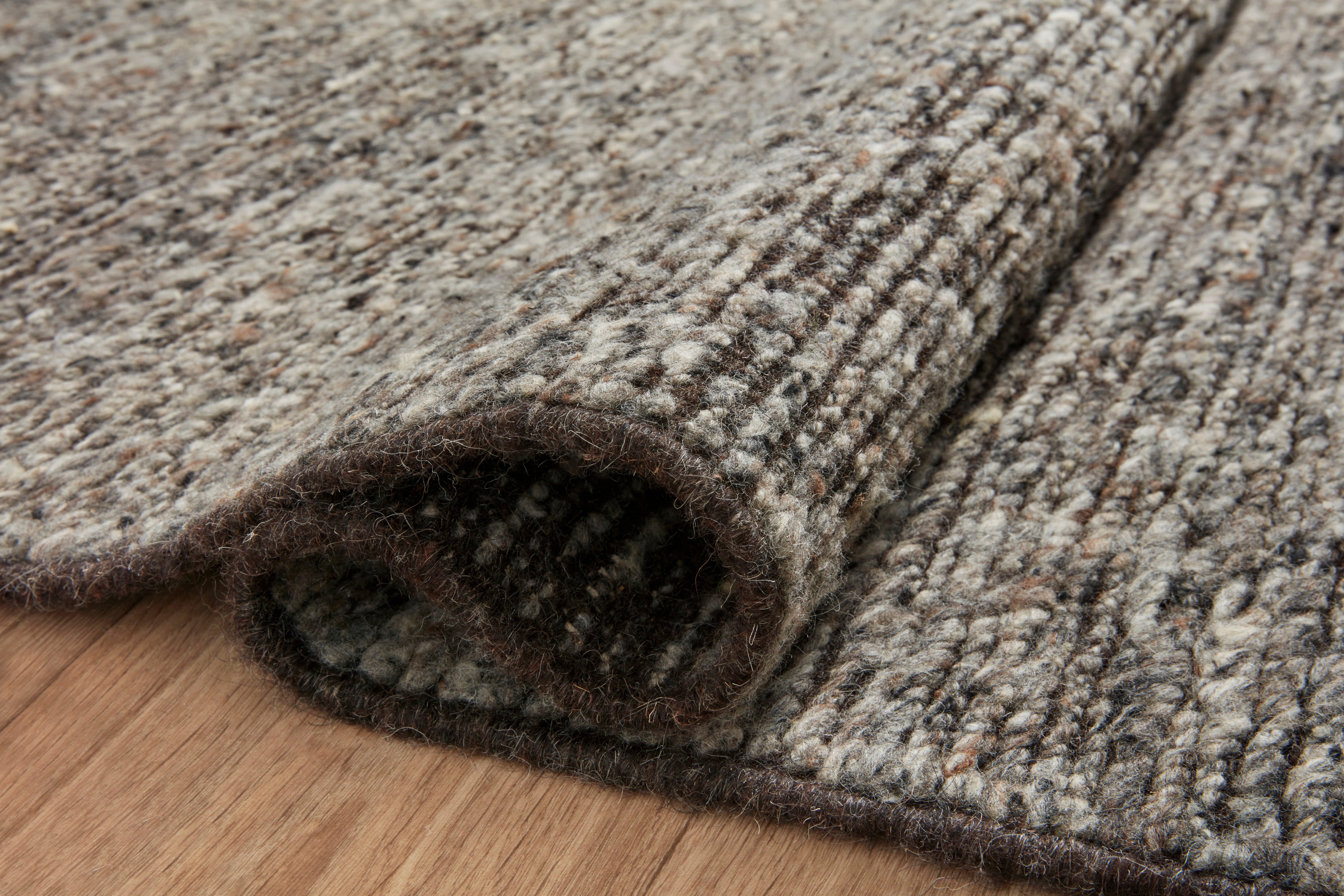 Amber Lewis x Loloi Mulholland Charcoal / Denim Rug 0-patterned rugs Loloi