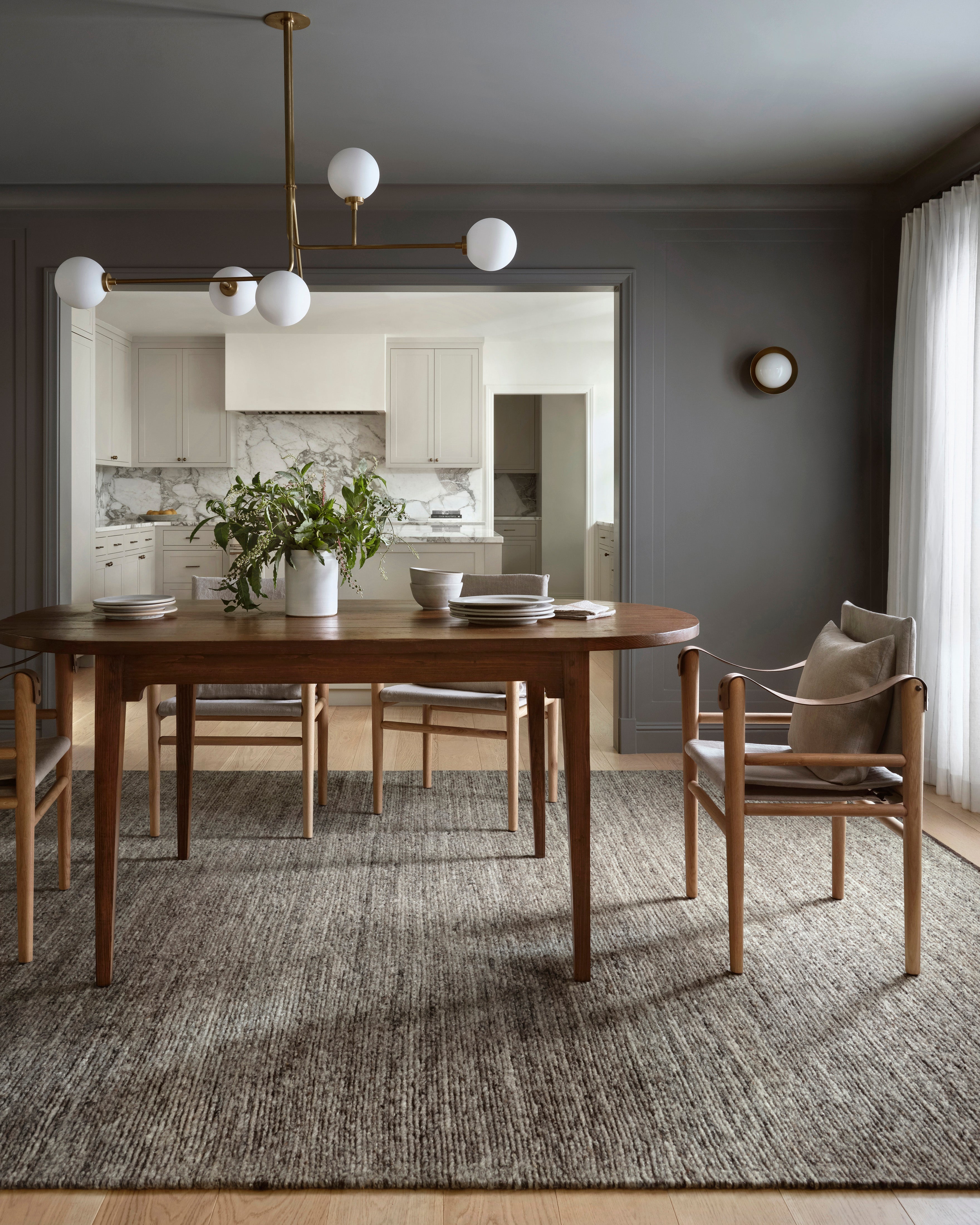 Amber Lewis x Loloi Mulholland Charcoal / Denim Rug 0-patterned rugs Loloi