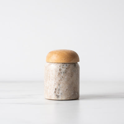 Marble Canister with Lid - Rug & Weave