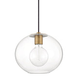 Margot Pendant LIGHTING - pendant Hudson Valley Lighting 12.25"W x 10.50"L Aged Brass