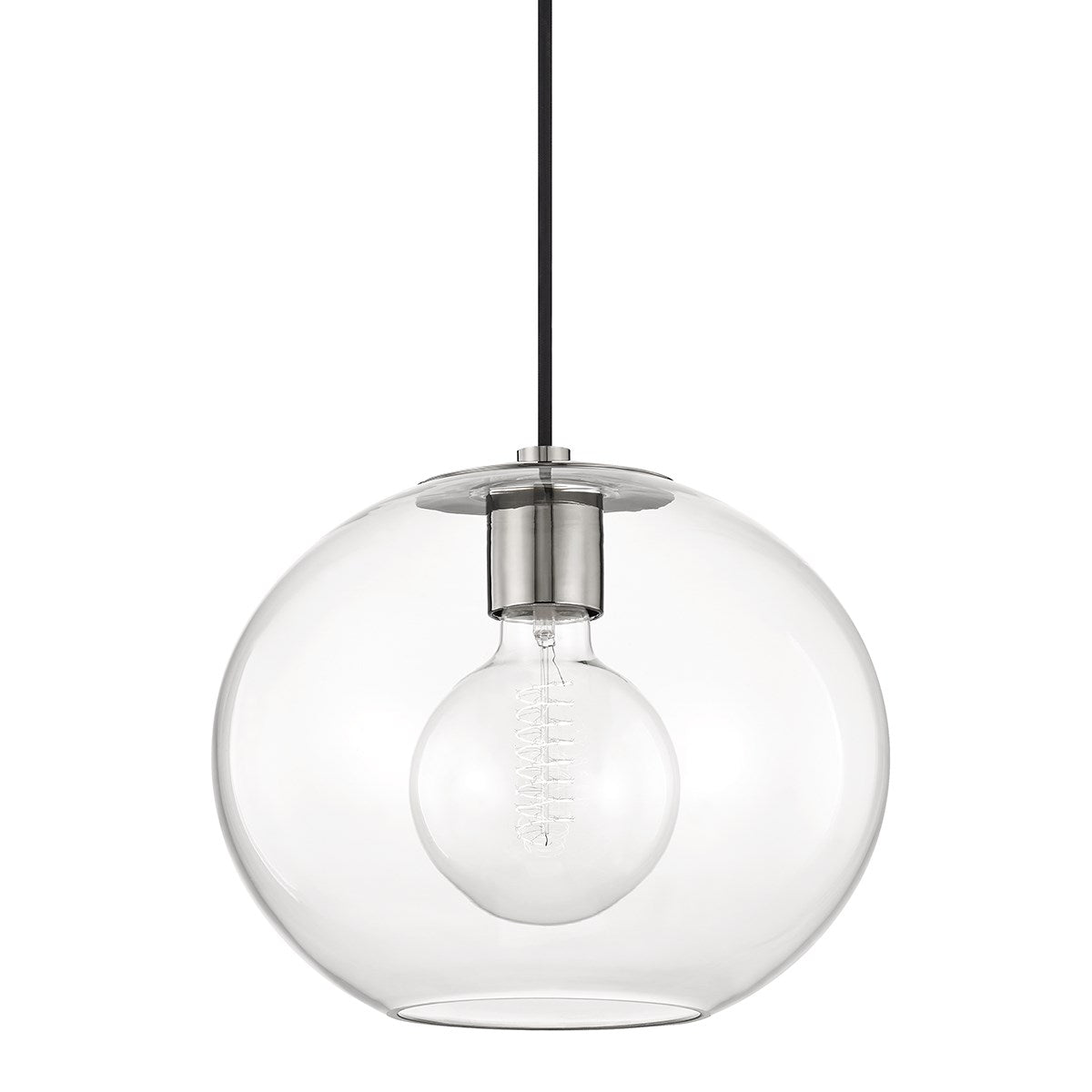 Margot Pendant LIGHTING - pendant Hudson Valley Lighting 12.25"W x 10.50"L Polished Nickel