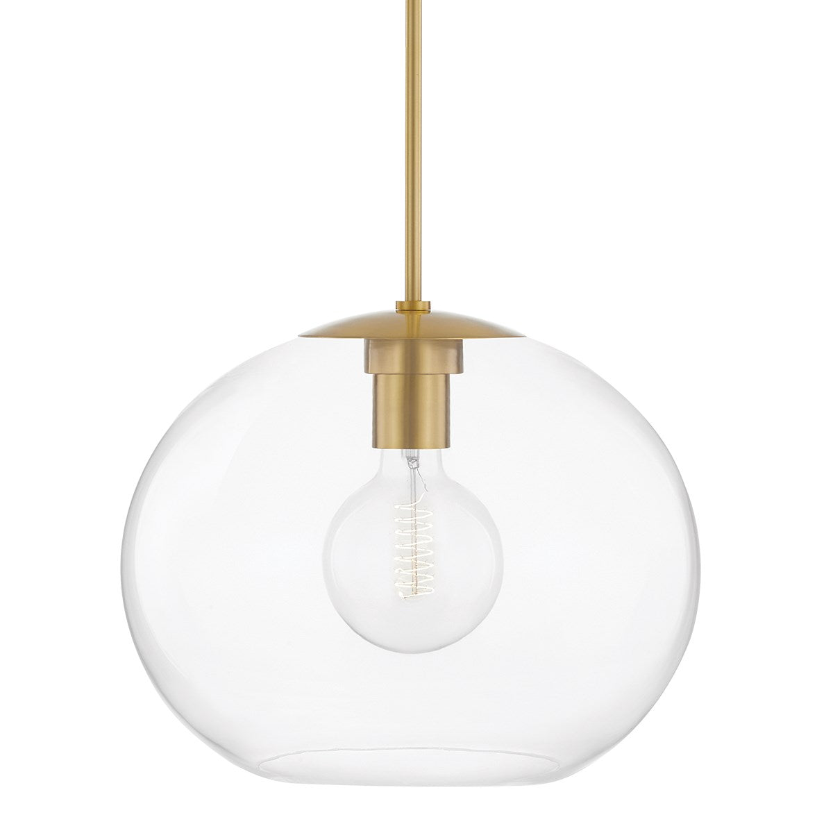 Margot Pendant LIGHTING - pendant Hudson Valley Lighting 16"W x 13"L Aged Brass