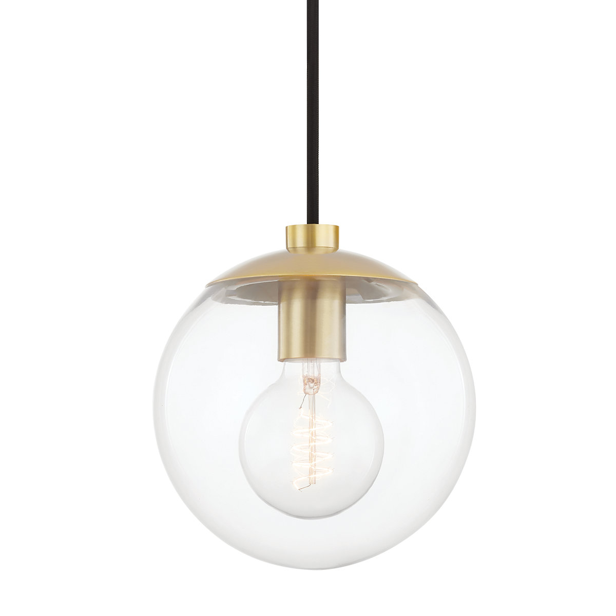 Meadow Pendant LIGHTING - pendant Hudson Valley Lighting Aged Brass