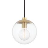 Meadow Pendant LIGHTING - pendant Hudson Valley Lighting Aged Brass