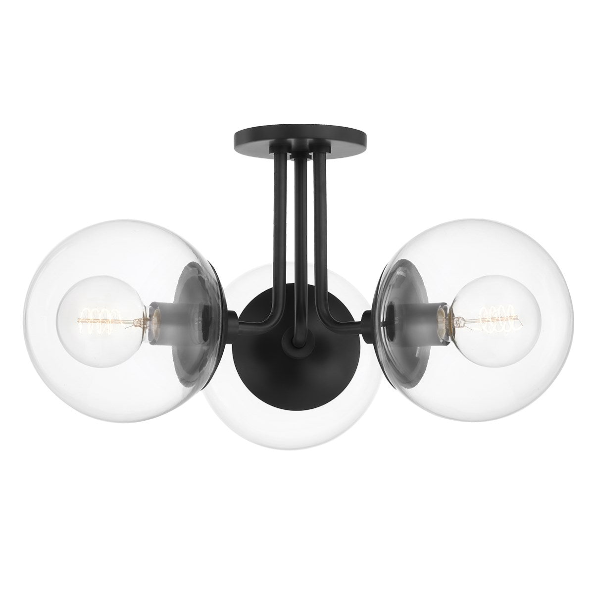 Meadow Semi Flush LIGHITING - semi-flush Hudson Valley Lighting Old Bronze
