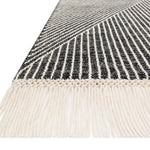 Loloi Newton Charcoal / Ivory Rug patterned rugs Loloi