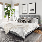 Loloi Newton Charcoal / Ivory Rug patterned rugs Loloi
