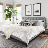 Loloi Newton Charcoal / Ivory Rug patterned rugs Loloi