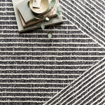 Loloi Newton Charcoal / Ivory Rug patterned rugs Loloi