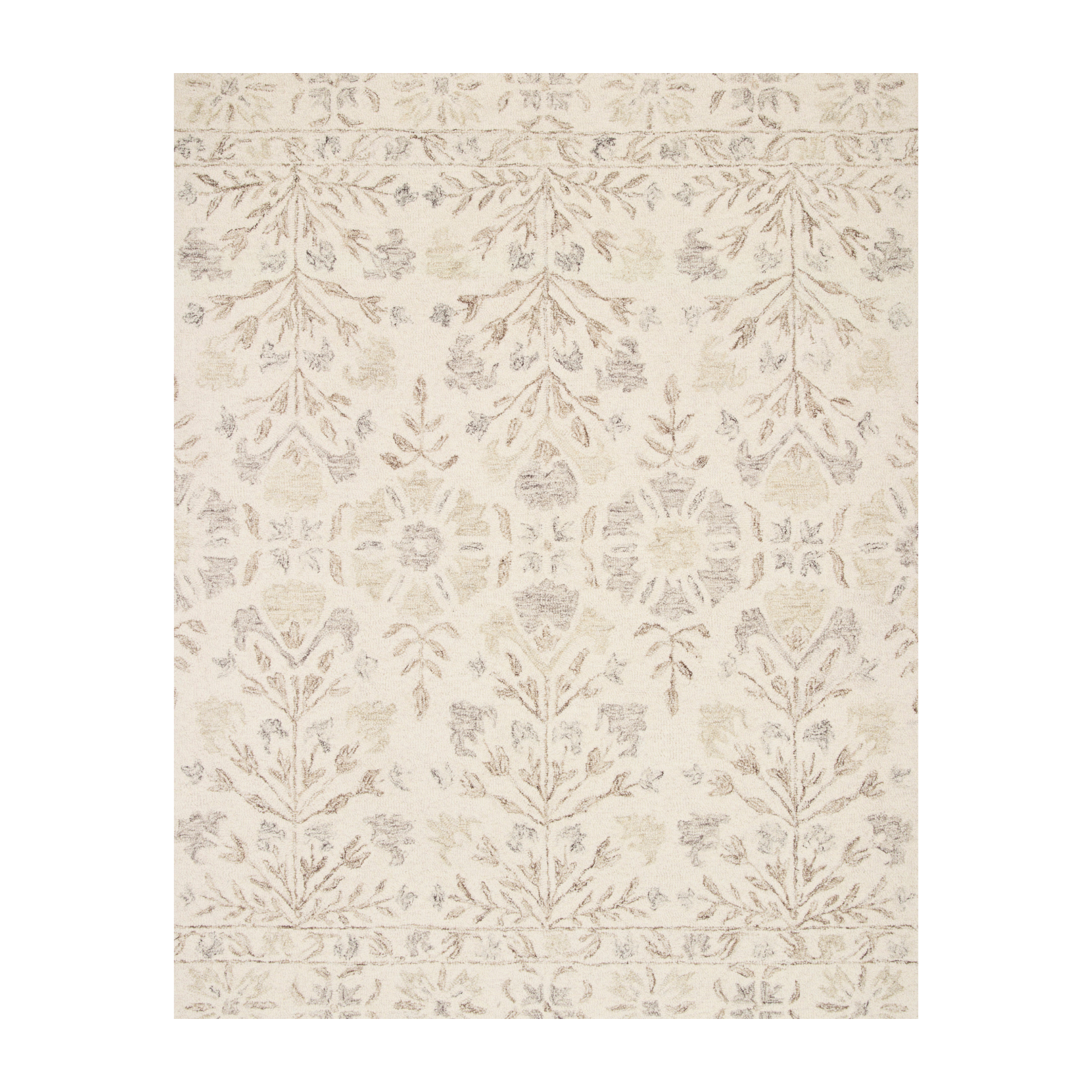 Loloi Norabel Ivory / Neutral Rug RUGS - neutral Loloi 18" x 18" sample