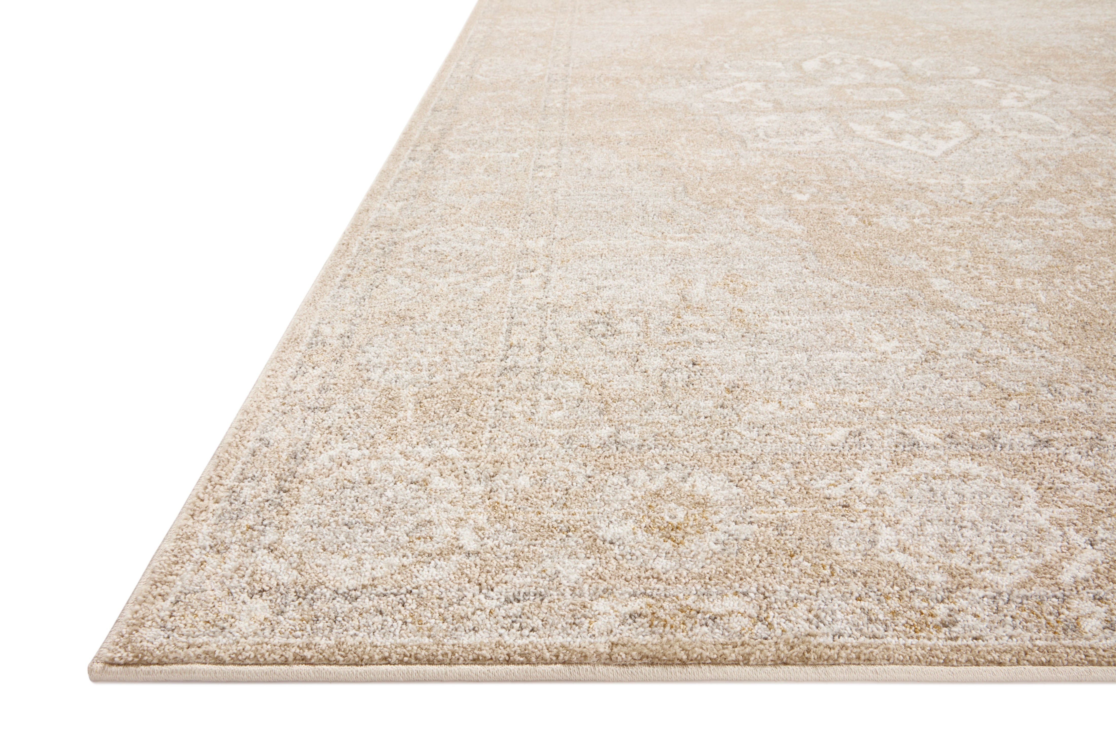 Loloi Odette Beige / Silver Rug 0-RUGS-patterned Loloi