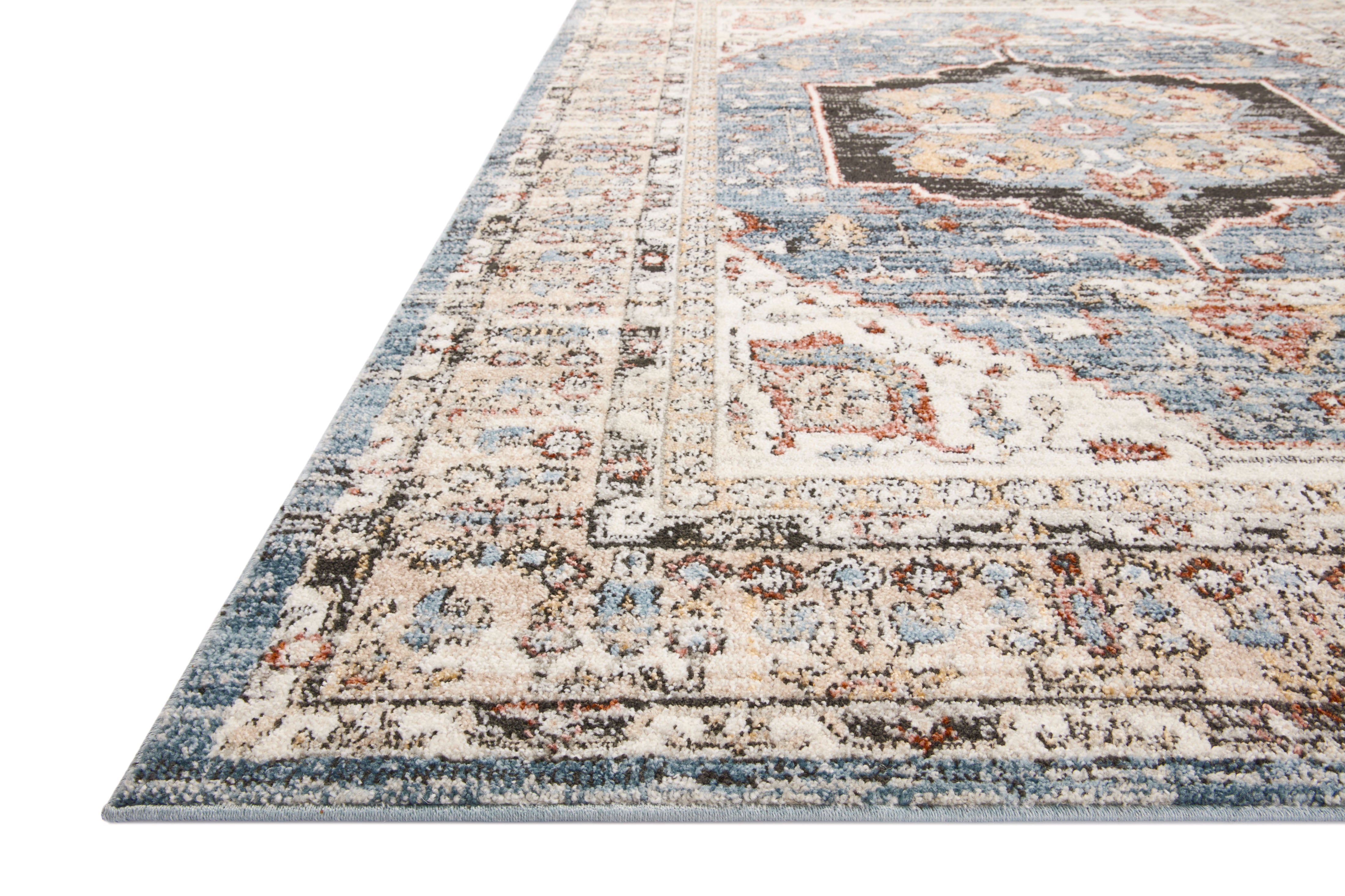 Loloi Odette Sky / Multi Rug 0-RUGS-patterned Loloi