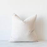 PRE ORDER - Oatmeal Linen Pillow Cover 1 - PILLOWS - linen - neutral Rug & Weave Pillows 22" x 22"