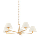 Ozias Chandelier LIGHTING - chandelier Hudson Valley Lighting Gold Leaf - 5 Shade
