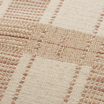 Textural weave of Carmel pillow