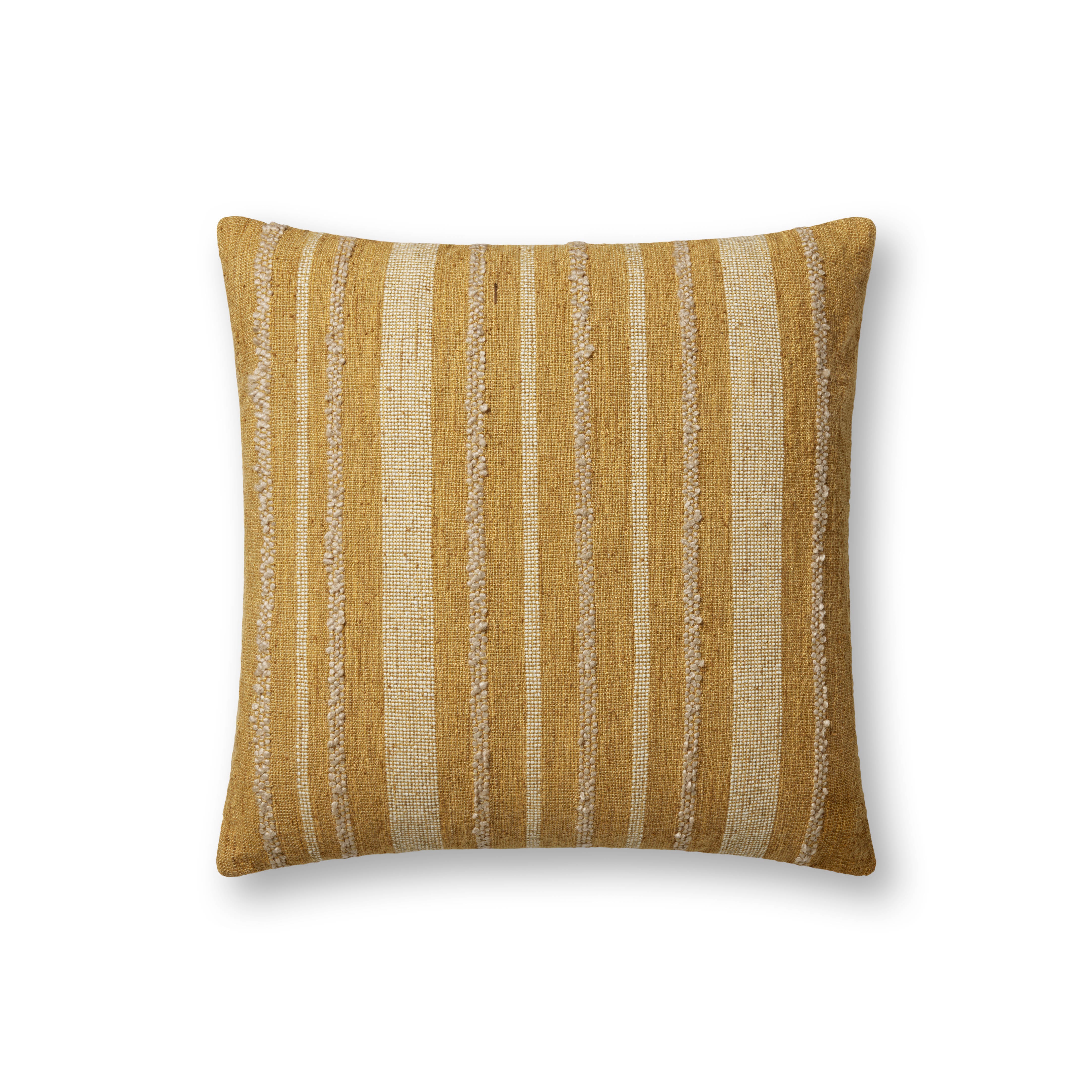 IN-STORE Amber Lewis x Loloi Elowen Gold Pillow Throw Pillow Loloi