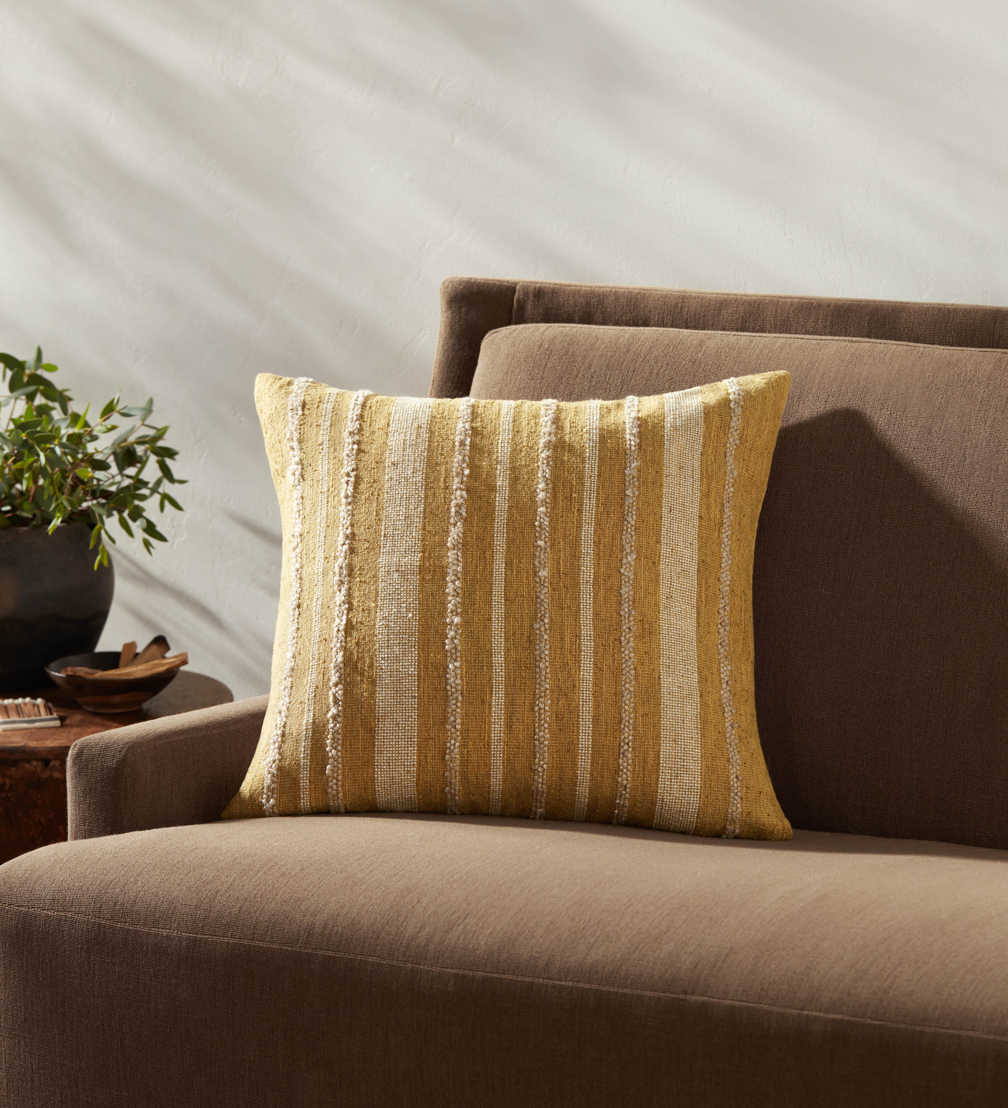 IN-STORE Amber Lewis x Loloi Elowen Gold Pillow Throw Pillow Loloi