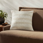 IN-STORE Amber Lewis x Loloi Zephyr Ivory Natural Pillow Throw Pillow Loloi