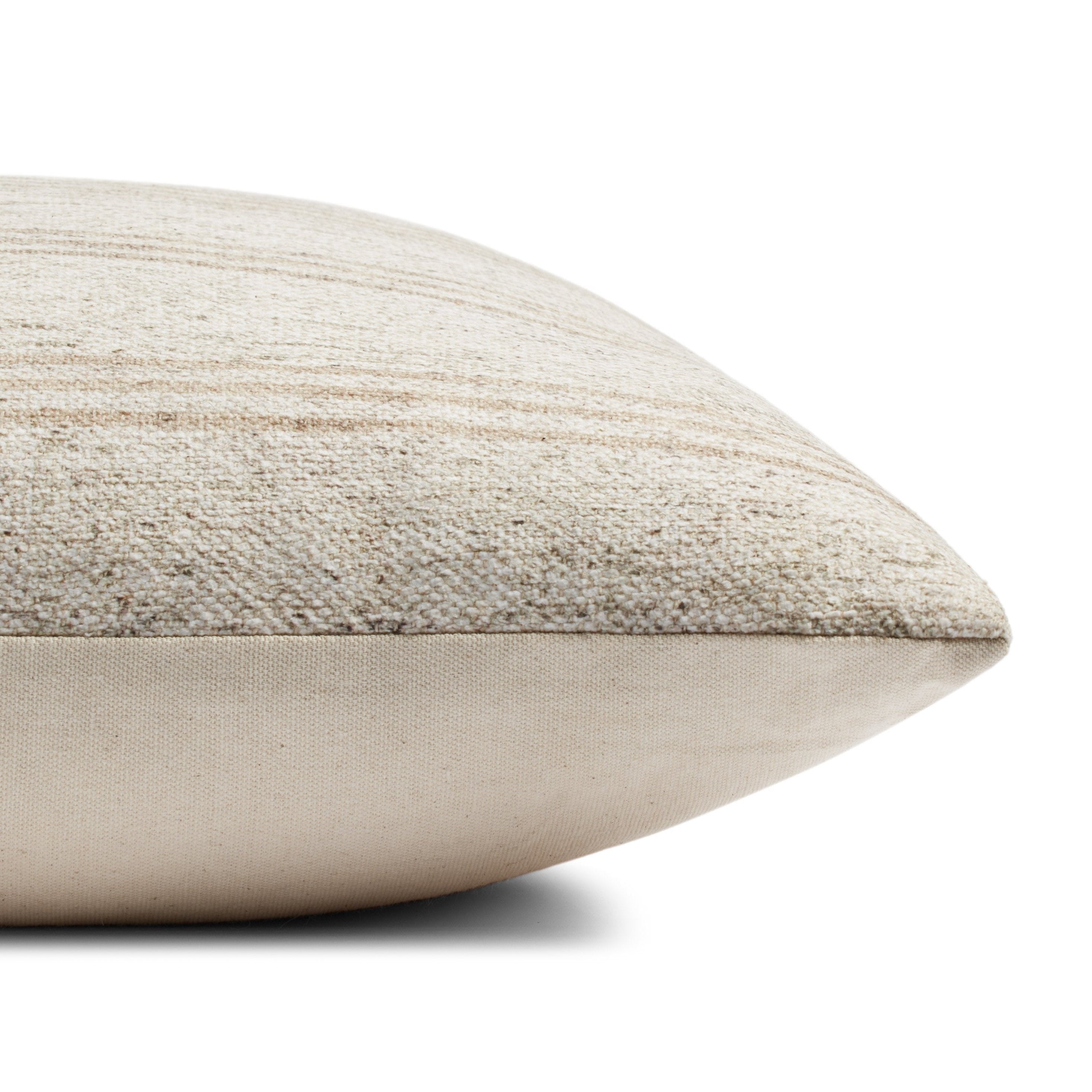IN-STORE Amber Lewis x Loloi Zephyr Ivory Natural Pillow Throw Pillow Loloi