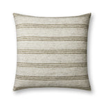 IN-STORE Amber Lewis x Loloi Zephyr Ivory Olive Pillow Throw Pillow Loloi