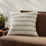 IN-STORE Amber Lewis x Loloi Zephyr Ivory Olive Pillow Throw Pillow Loloi