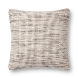 Amber Lewis x Loloi Morro Natural / Grey Pillow - Rug & Weave
