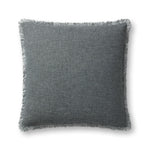 IN-STORE Amber Lewis x Loloi Sable Blue Pillow Throw Pillow Loloi