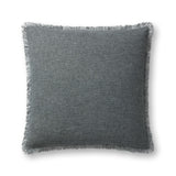 IN-STORE Amber Lewis x Loloi Sable Blue Pillow Throw Pillow Loloi
