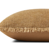 IN-STORE Amber Lewis x Loloi Sable Gold Pillow Throw Pillow Loloi