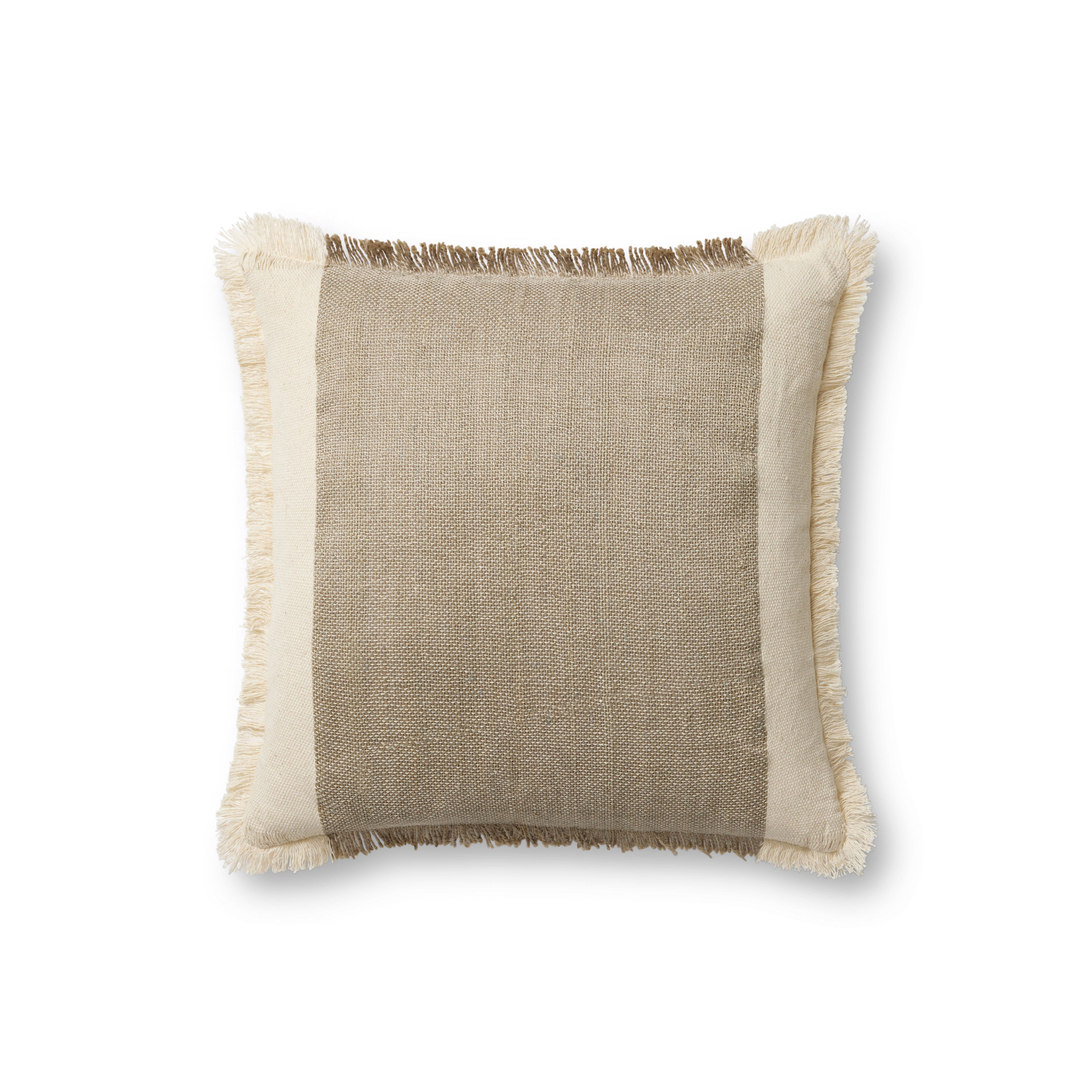 IN-STORE Amber Lewis x Loloi Seraphina Ivory Earth Pillow Throw Pillow Loloi
