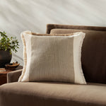 IN-STORE Amber Lewis x Loloi Seraphina Ivory Earth Pillow Throw Pillow Loloi