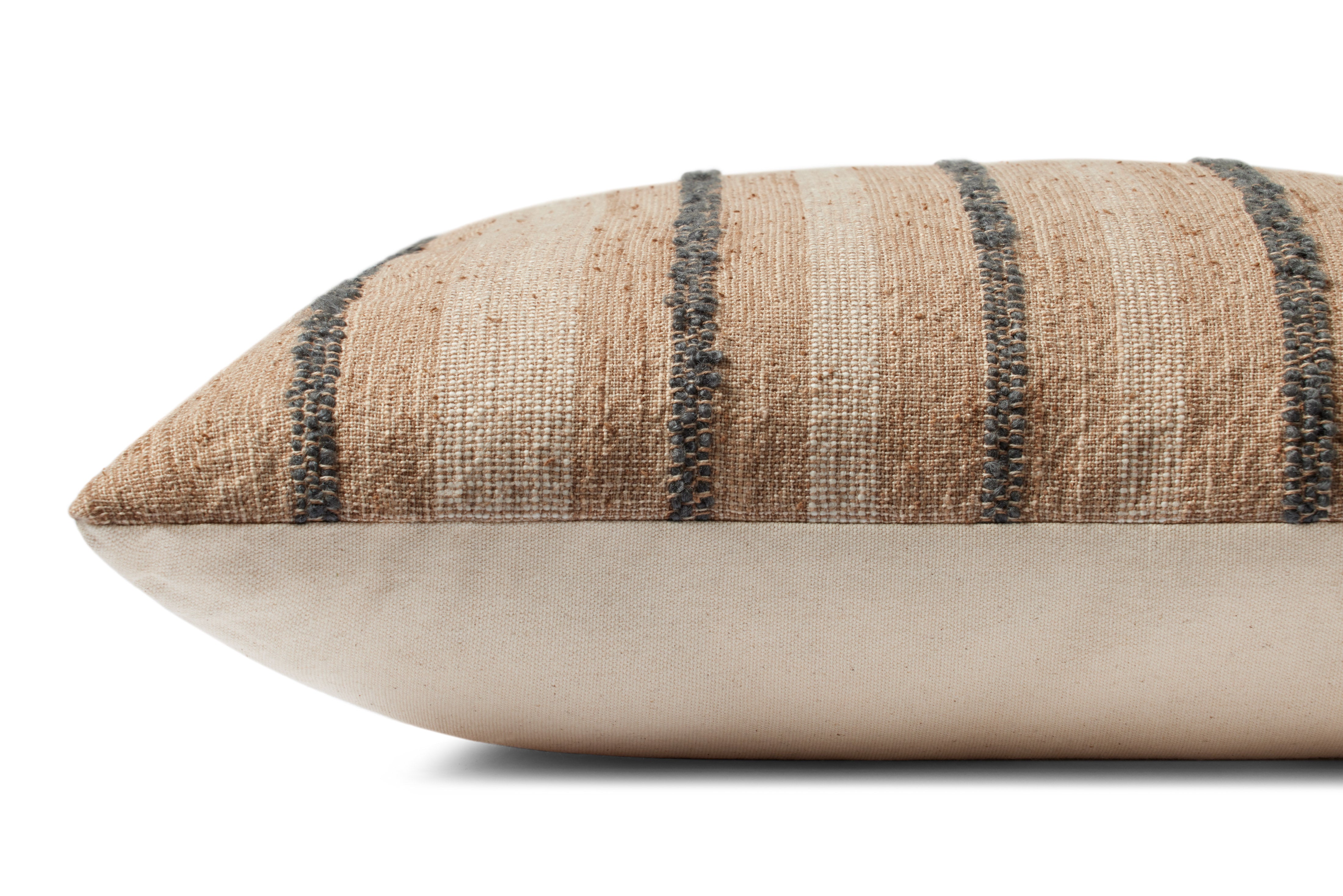 IN-STORE Amber Lewis x Loloi Elowen Natural Blue Pillow Throw Pillow Loloi
