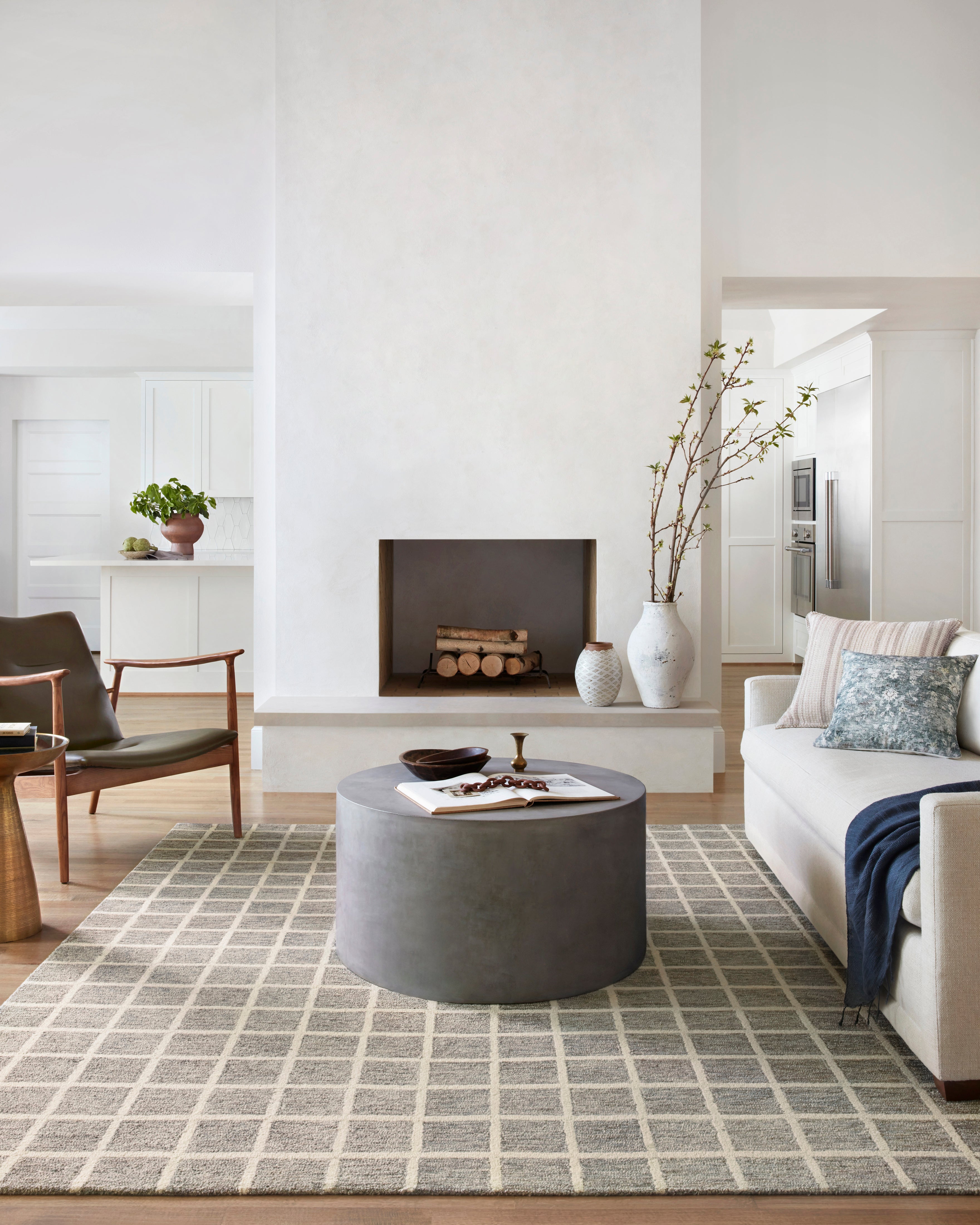 Chris Loves Julia x Loloi Polly Slate / Ivory Rug 0-RUGS - jute Loloi