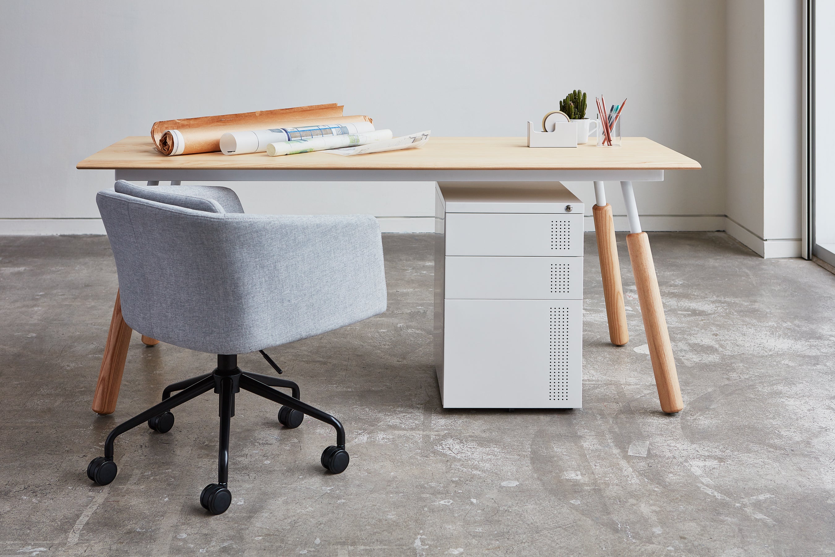 Gus* Modern Perf File Cabinet 19 - FURNITURE - office storage Gus