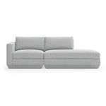 Gus* Modern Podium 2 Piece Lounge 8 - d - FURNITURE - modular - podium Gus Bayview Silver Right