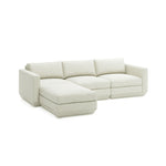 Gus* Modern Podium 4 Piece Sectional 8 - d - FURNITURE - modular - podium Gus Copenhagen Fossil Left