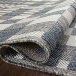 Loloi Rainier Ivory / Denim Indoor/Outdoor Rug - Rug & Weave