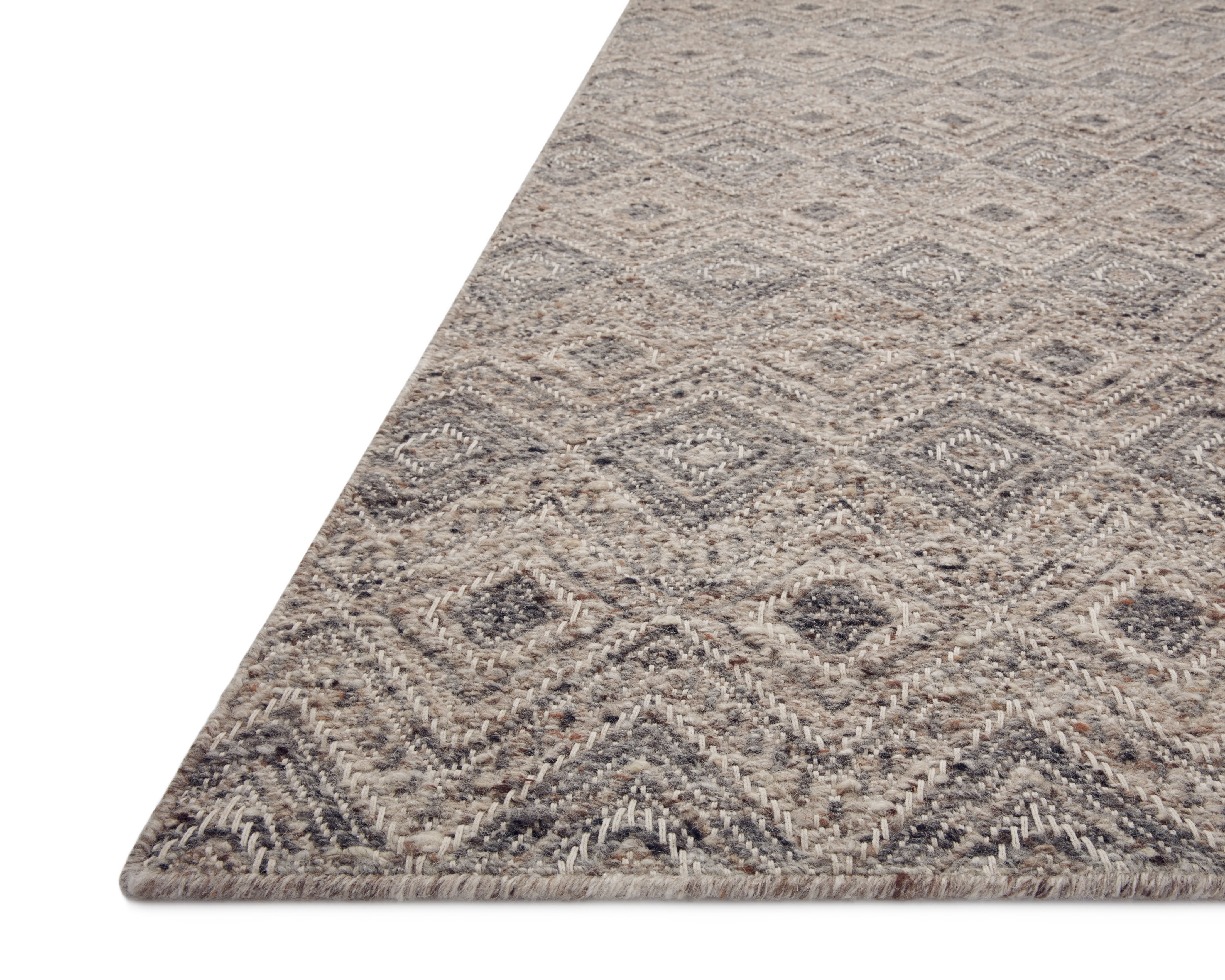 Loloi Raven Taupe / Grey Rug 0-RUGS - wool Loloi