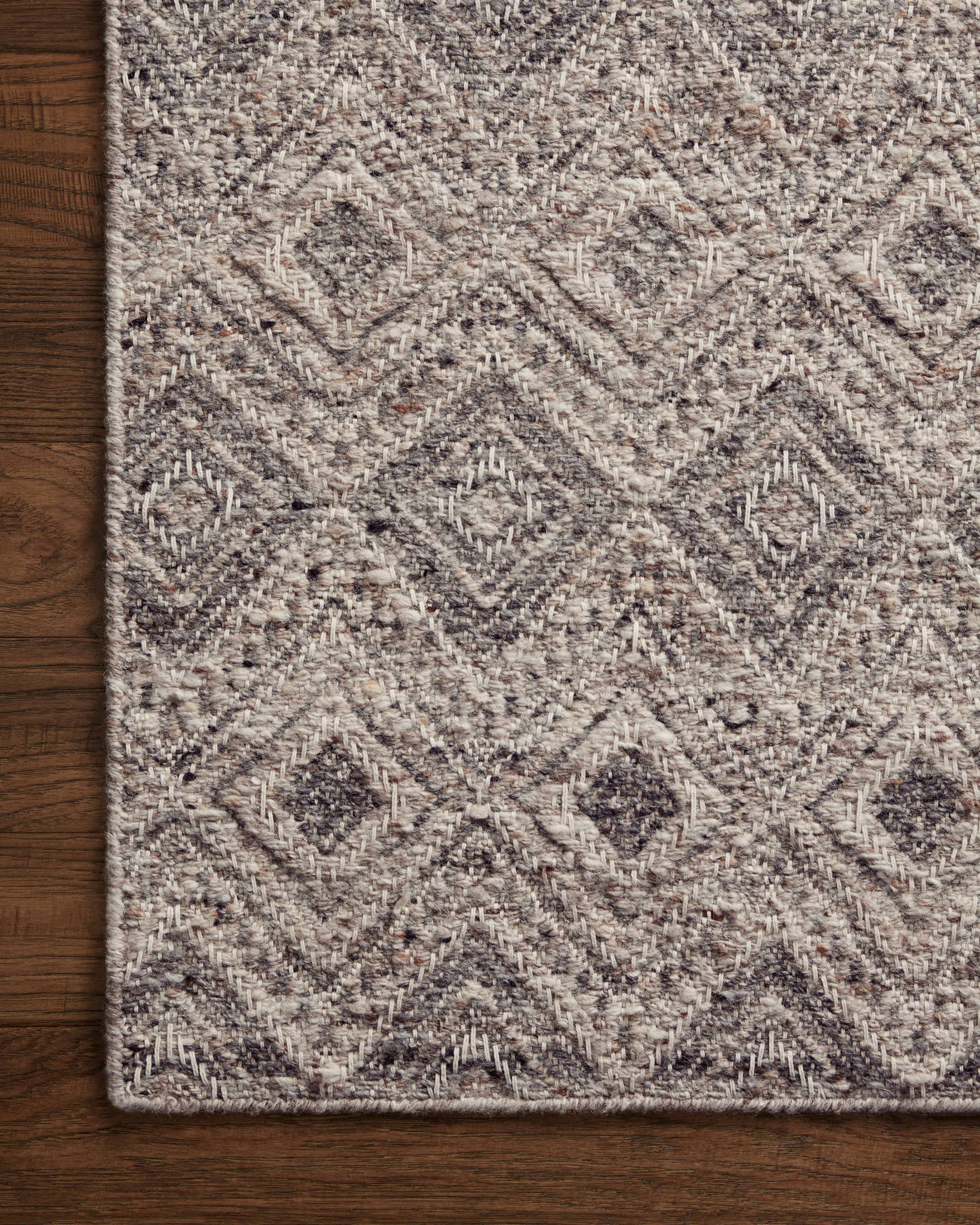Loloi Raven Taupe / Grey Rug 0-RUGS - wool Loloi