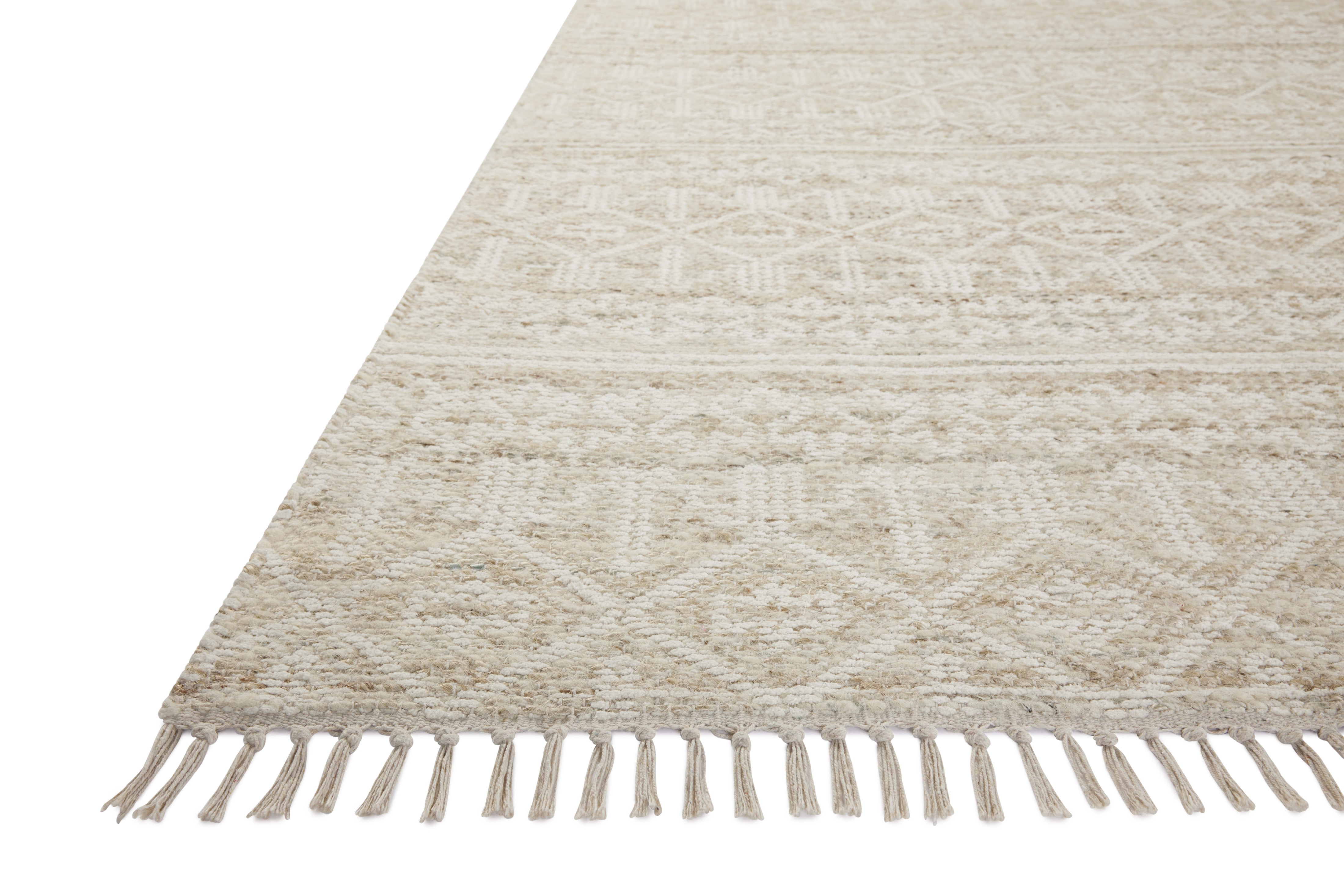Angela Rose x Loloi Rivers Sand / Ivory Rug 0-RUGS-patterned Loloi