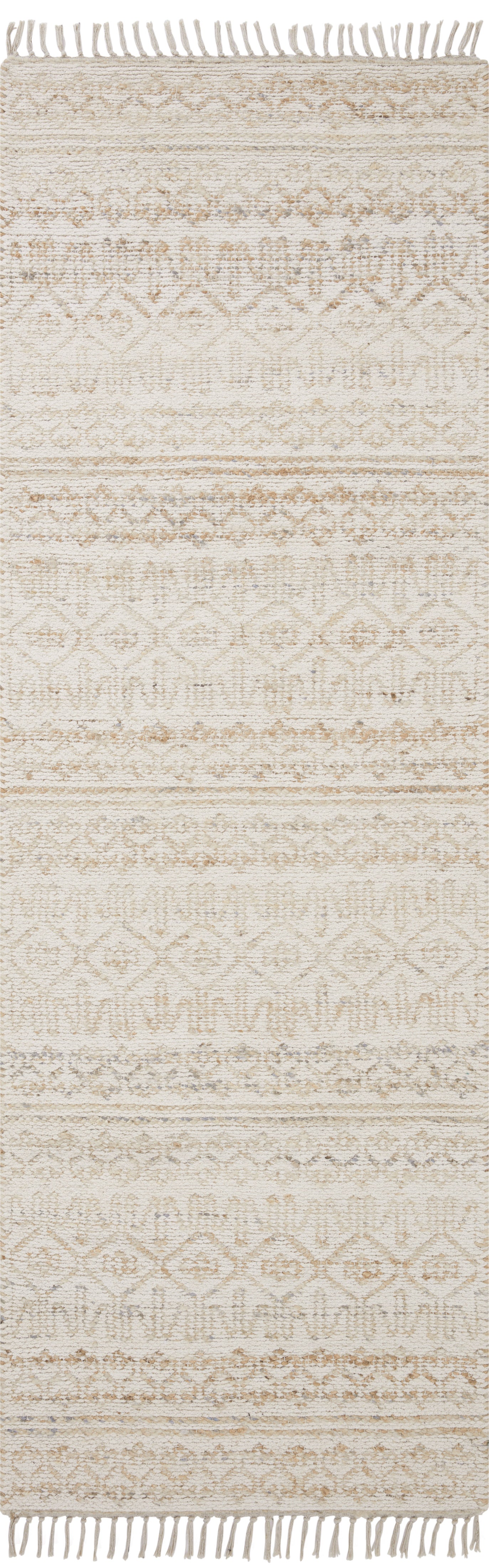 Angela Rose x Loloi Rivers Sand / Ivory Rug 0-RUGS-patterned Loloi