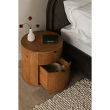 Niko Two Drawer Nightstand - Light Oak 14 - FURNITURE - nightstand Moe's Furniture