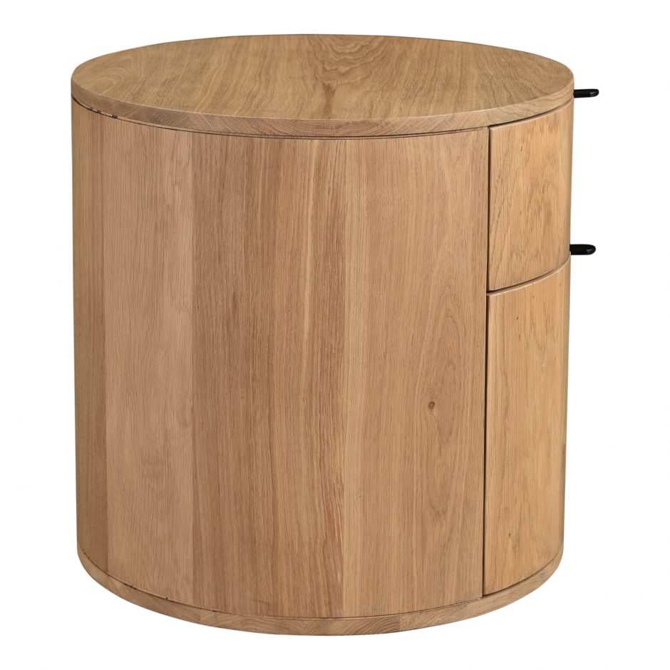 Niko Two Drawer Nightstand - Light Oak 14 - FURNITURE - nightstand Moe's Furniture