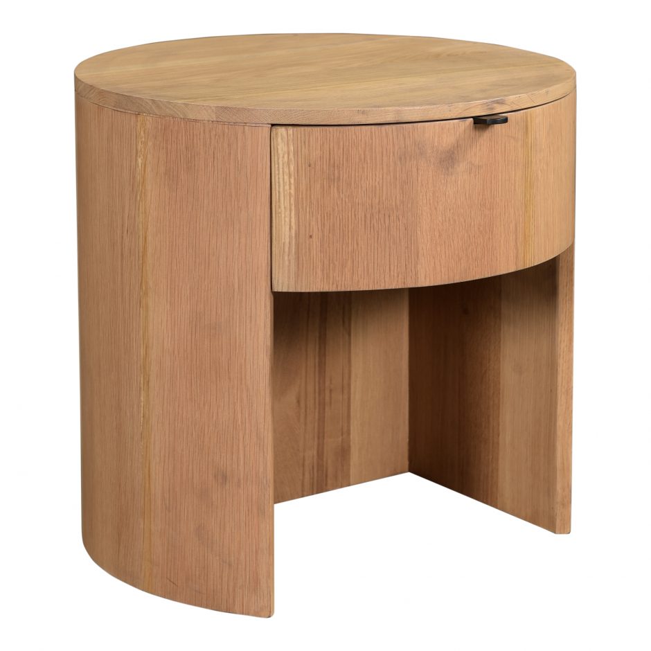 Niko Nightstand - Light Oak 14 - FURNITURE - nightstand Moe's Furniture