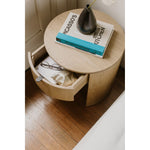 Niko Nightstand - Light Oak 14 - FURNITURE - nightstand Moe's Furniture