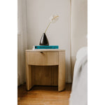 Niko Nightstand - Light Oak 14 - FURNITURE - nightstand Moe's Furniture