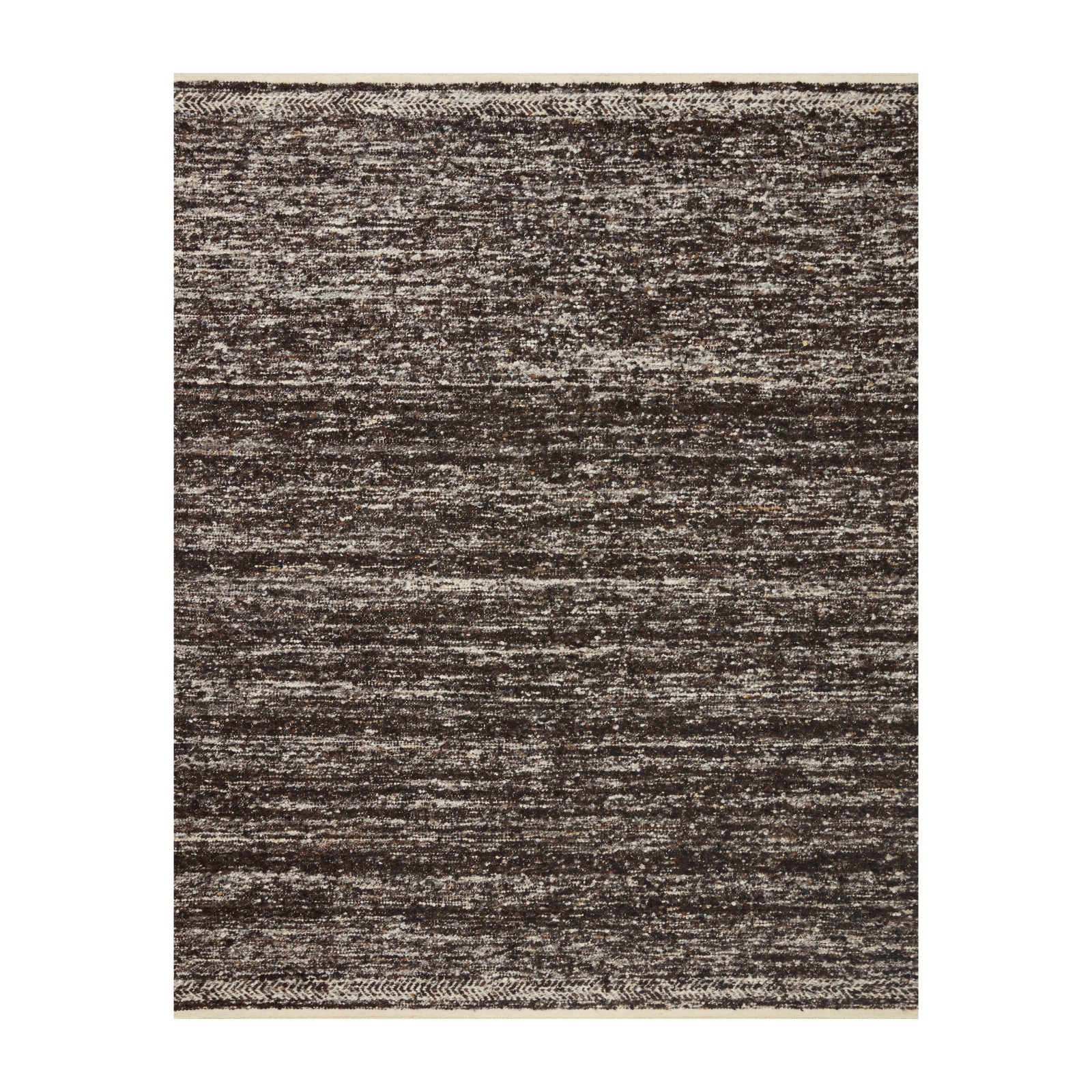 Reyla Mocha / Ivory Rug RUGS - wool Loloi 18" x 18" sample
