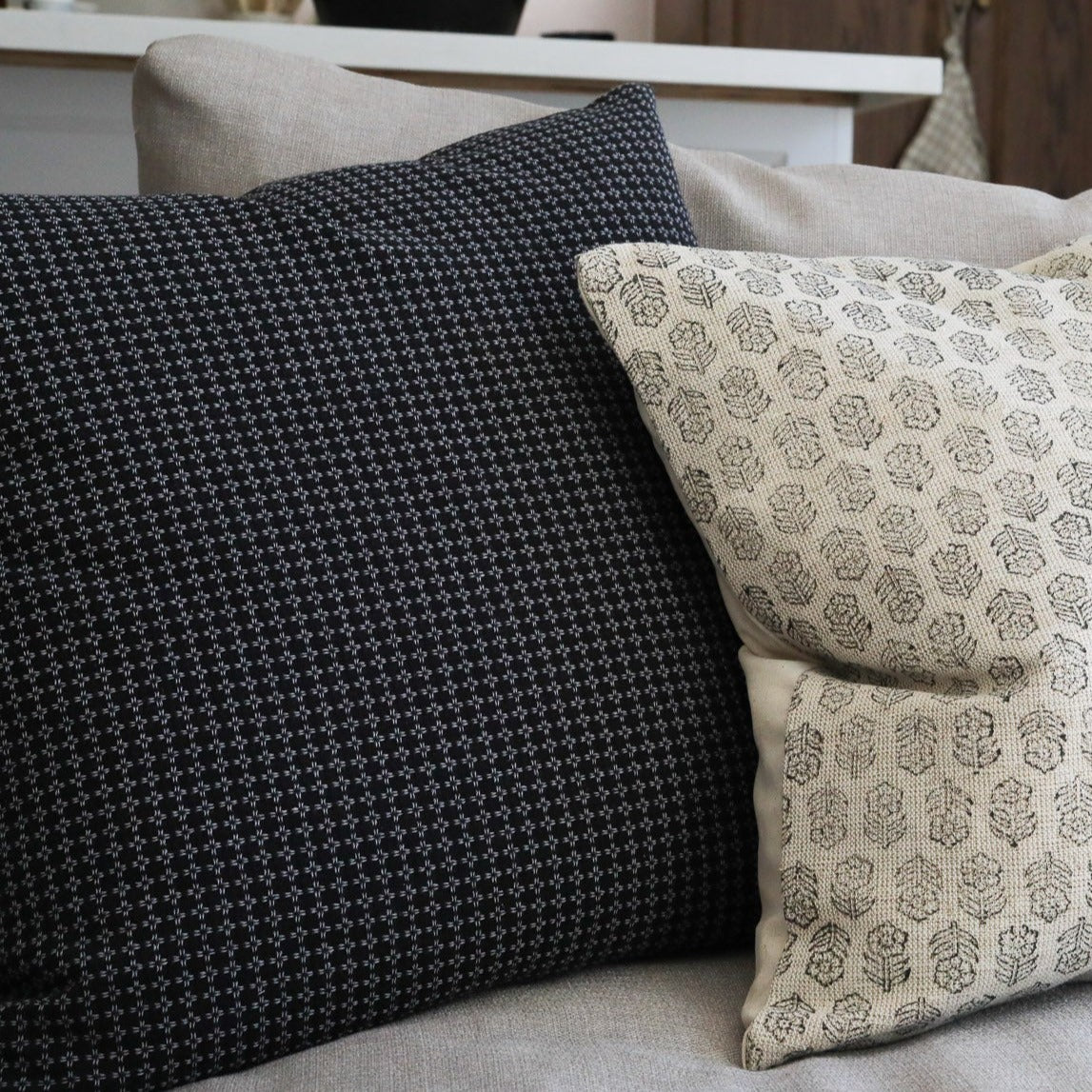 Frankie Woven Pillow Cover 1 - PILLOWS - Thai - neutral Rug & Weave Pillows