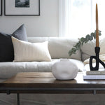 Charcoal Linen Pillow Cover 1 - PILLOWS - linen - neutral Rug & Weave Pillows