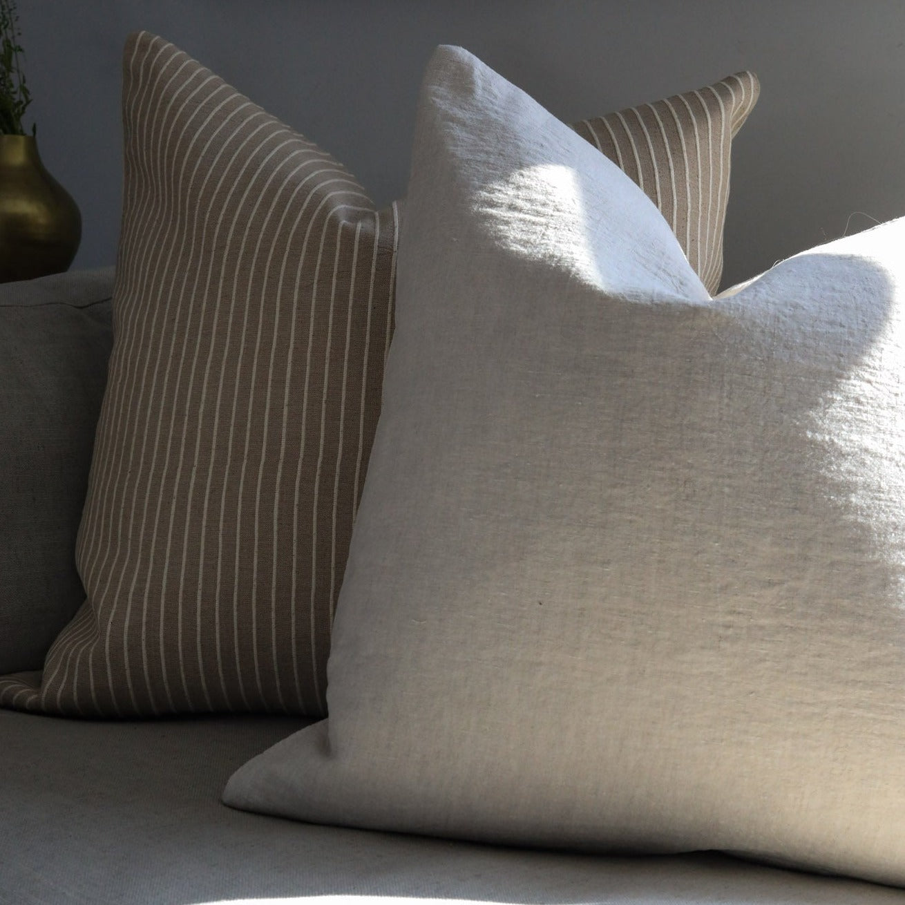 PRE ORDER - Oatmeal Linen Pillow Cover 1 - PILLOWS - linen - neutral Rug & Weave Pillows
